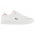 Детские кеды Lacoste Carnaby BL1 Trainers White/Pink