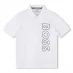 Мужская футболка поло Boss Logo Polo Shirt Boys White 10P