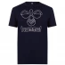 Мужская футболка с коротким рукавом Hummel Hive Peter T Shirt Mens Navy 1009