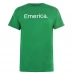 Мужская футболка с коротким рукавом Emerica Pure Short Sleeved T Shirts Green 300
