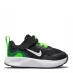 Детские кроссовки Nike Wear All Day Infant Trainers Black/Sil/Green