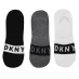 DKNY Liner Socks Black/Gry/Wht