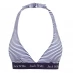 Лиф от купальника Jack Wills Popler Halter Neck Bikini Top Navy Stripe
