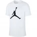 Мужская футболка с коротким рукавом Air Jordan Big Logo T Shirt Mens White/Black