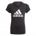 Детская футболка adidas Girls Essentials Linear T-Shirt Blk/Wht BOS