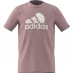 Детская футболка adidas Girls Essentials Linear T-Shirt Pnk/Wht Nature
