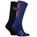 Levis 2 Pack Socks Mens Black/Blue