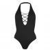 Закрытый купальник Firetrap Cross Swimsuit Ladies Black