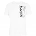 Мужская футболка с коротким рукавом adidas Mens Brilliant Basics T-Shirt White/Black