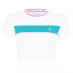 Женская футболка Jack Wills Trixie Cropped Stripe T-Shirt White