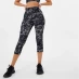 Леггінси USA Pro High Rise Capri Cropped Leggings Textured Floral
