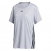 Женская футболка adidas 3S T Shirt Womens  White/Black