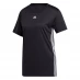 Женская футболка adidas 3S T Shirt Womens  Black/White