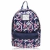 Женский рюкзак Jack Wills Claremont Backpack Pink Navy Graph