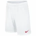 Детские шорты Nike Dry Football Shorts Junior Boys White/Red