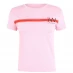 Женская футболка Jack Wills Wellbank Logo T Shirt  Pink
