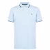 Мужская футболка поло Jack Wills Hanningfield Tipped Polo Shirt Sky Blue