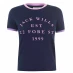 Женская футболка Jack Wills Blackmore Flock Tee Navy