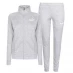Puma Clean Fleece Tracksuit Womens Grey/White