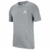 Мужская футболка с коротким рукавом Air Jordan Jordan Jumpman Air Embroidered T-Shirt Mens CARBON HEATHER/WHITE
