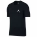 Мужская футболка с коротким рукавом Air Jordan Jordan Jumpman Air Embroidered T-Shirt Mens BLACK/WHITE