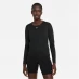 Женский свитер Nike Dri-FIT One Women's Standard Fit Long-Sleeve Top Black / White