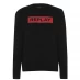 Мужской свитер Replay Logo Sweatshirt Black 098