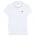 Женская футболка Lacoste Short Sleeve Polo Shirt White 001