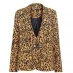 Женский пиджак Biba BIBA Tailored Suit Blazer Leopard Print