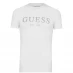 Мужская футболка с коротким рукавом Guess Sleeve Text T Shirt True White TWHT