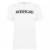 Женская футболка Replay Glitter Box T Shirt White 001