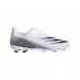 adidas X .3 Laceless Junior FG Football Boots White/MetSilver