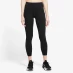 Женские штаны Nike Universa Women's Medium-Support High-Waisted 7/8 Leggings with Pockets Black/Black