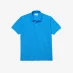 Мужская футболка поло Lacoste L.12.12 Basic Polo Shirt Lake Blu PTV