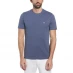 Мужская футболка с коротким рукавом Original Penguin Short Sleeve Crew Neck T Shirt Blue Indigo 970