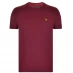 Мужская футболка с коротким рукавом Lyle and Scott Logo T Shirt Burgundy Z562