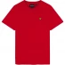 Мужская футболка с коротким рукавом Lyle and Scott Logo T Shirt Gala Red Z799