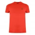 Мужская футболка с коротким рукавом Lyle and Scott Logo T Shirt Red Flyer