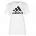 Жіноча футболка adidas Essentials Logo T-shirt Womens White/Black