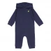 Lyle and Scott Lyle and Scott Hooded Romper Babies Navy Blazer