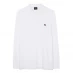 Мужская футболка поло PS Paul Smith Long Sleeve Zebra Polo Shirt White 01