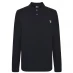Мужская футболка поло PS Paul Smith Long Sleeve Zebra Polo Shirt Black 79