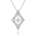 Мужские штаны Espree Espree Espree Elite Fashion Diamond Shaped Crystal Earrings Silver