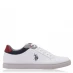 Мужские кеды US Polo Assn Curty Trainers White WHI-DKBL