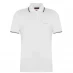 Мужская футболка поло Pierre Cardin Trimmed Polo Shirt White