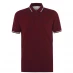 Мужская футболка поло Pierre Cardin Trimmed Polo Shirt Burgundy