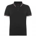 Мужская футболка поло Pierre Cardin Trimmed Polo Shirt Charcoal Marl