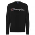 Мужской свитер Champion Logo Sweatshirt Black KK001