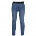 Мужские джинсы Pierre Cardin Belted Jeans Mens Light Blue Wash