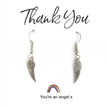 Мужские шорты Aye Do SS Angel Wing Earrings on Thank You Card 606-CD-FH